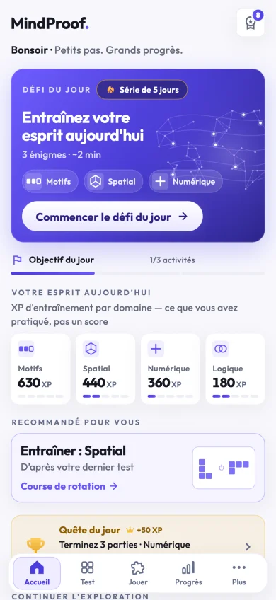 Écran réel de l’app · Exemple d’activité